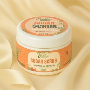 Caribbean Tropical Spirit Sugar Scrub - Vibrant Orange
